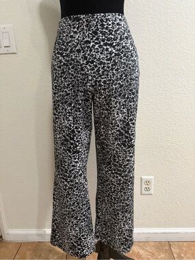 Anthropologie Maeve Margot Kick Flare Cropped Pants Medium